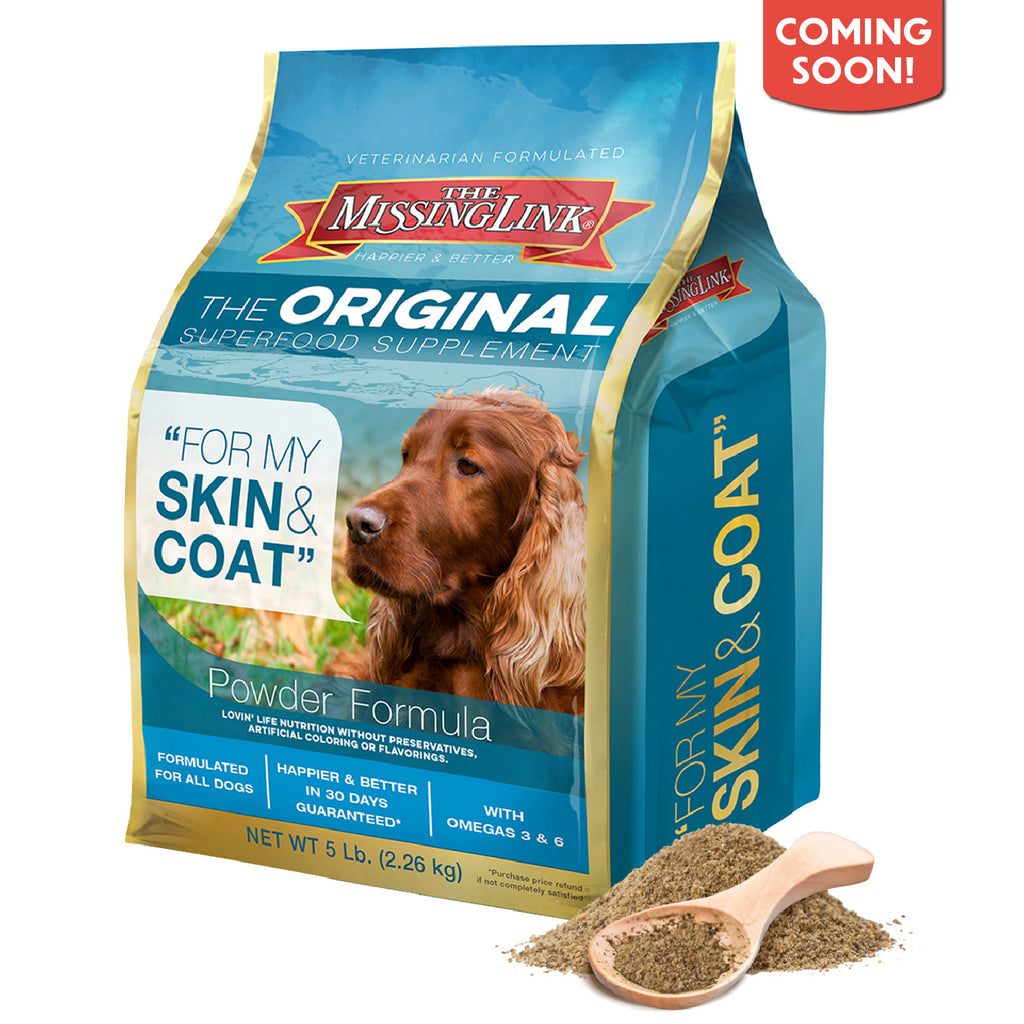 The Missing Link original superfood supplement for Skin & Coat power formula.